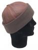 LEATHER CAP CODE: HAT-8 (D.BROWN)